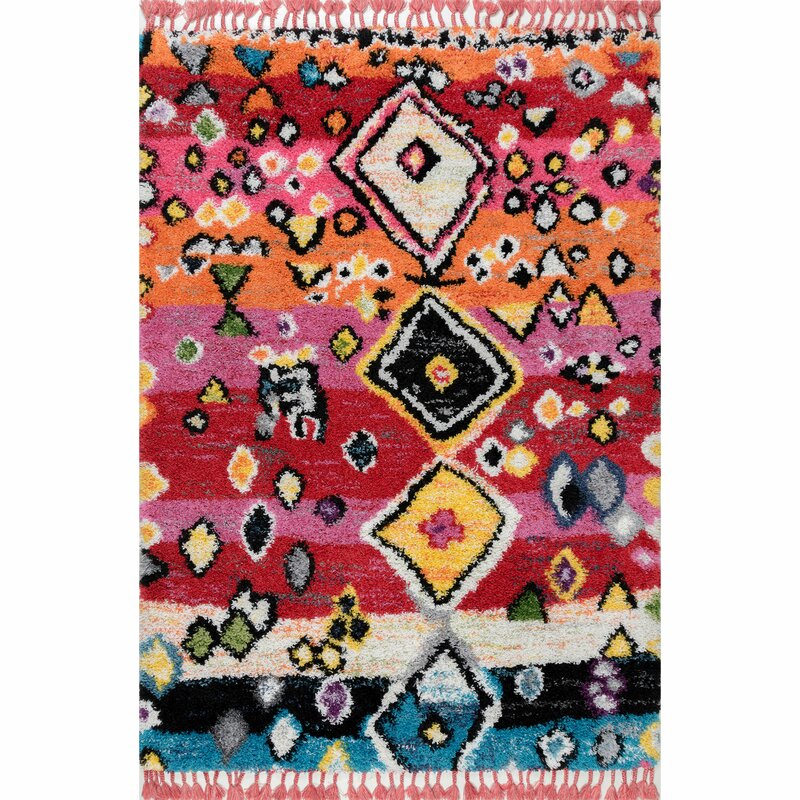 New online Rug Pink/Orange FREE SHIPPING